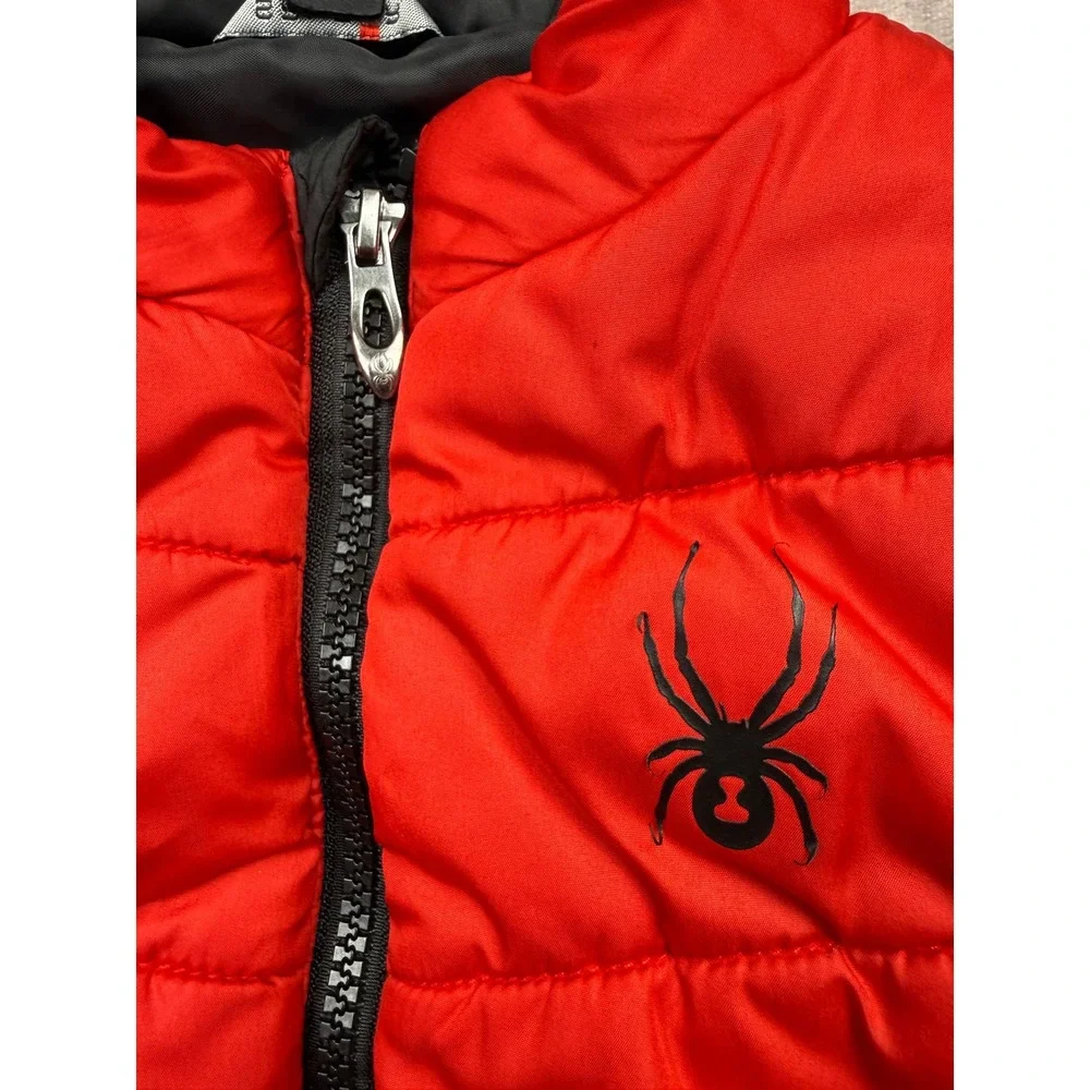 Spyder Kids 4T Red Puffer Vest Full Zip Quilted Insulated Outerwear Fall Winter